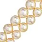 Golden Tahitian South Sea Pearl Necklace 14-12mm, 34 Inches long