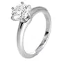 Tiffany & Co. 1.36 carat Round Diamond Platinum Estate Solitaire Ring