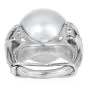 Estate Tahitian Pearl 1.25 Carat Diamond 14K Gold Statement Ring|Dover Jewelry|