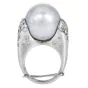Estate Tahitian Pearl 1.25 Carat Diamond 14K Gold Statement Ring|Dover Jewelry|