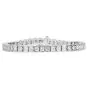 Estate Classic Round Diamond 7.00 Carats 14K White Gold Tennis Bracelet  |Dover Jewelry|