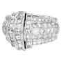 OJ Perrin Midcentury Platinum 4.80 carats Diamond Dome Ring|Dover Jewelry|