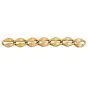 Vintage Buccellati 18K Yellow Gold Floral Link Bracelet 76.7 Grams