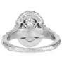 GIA Oval Cut Diamond 4.10ctw Halo Engagement Ring 