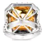 GIA 14.22 Carat Fancy Intense Yellow VVS2 Platinum Engagement Ring-Dover Jewelry