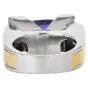 18K Two-Tone Gold Tanzanite 16.03 carats Diamond Cocktail Ring |Dover Jewelry|