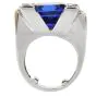 18K Two-Tone Gold Tanzanite 16.03 carats Diamond Cocktail Ring |Dover Jewelry|