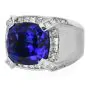 Estate Men's Tanzanite 31.00ct Diamond 18K Gold Large Cocktail Ring|Dover Jewelry|