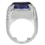 Estate Men's Tanzanite 31.00ct Diamond 18K Gold Large Cocktail Ring|Dover Jewelry|