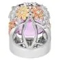 Estate Natural Pink Kunzite 41.43 carats Diamond 14K Gold Floral Cocktail Ring|Dover Jewelry|