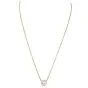 4.12 carat Natural Diamond 14K Gold Solitare Necklace