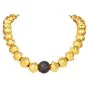 Jean Mahie 22K Yellow Gold Bead Choker Necklace