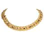 Van Cleef & Arpels Sapphire & Diamond Link Choker 18k Gold Necklace And Bracelets
