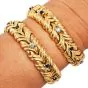 Van Cleef & Arpels Sapphire & Diamond Link Choker 18k Gold Necklace And Bracelets