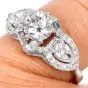 Estate GIA 1.21 I - VVS2 Round Diamond 18k Gold  Engagement Ring