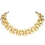 Estate Wide Open-Link 18K Choker Necklace