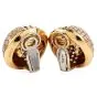 Cartier Vintage 5.50 carats Diamond 18K Gold Dome Clip On Earrings