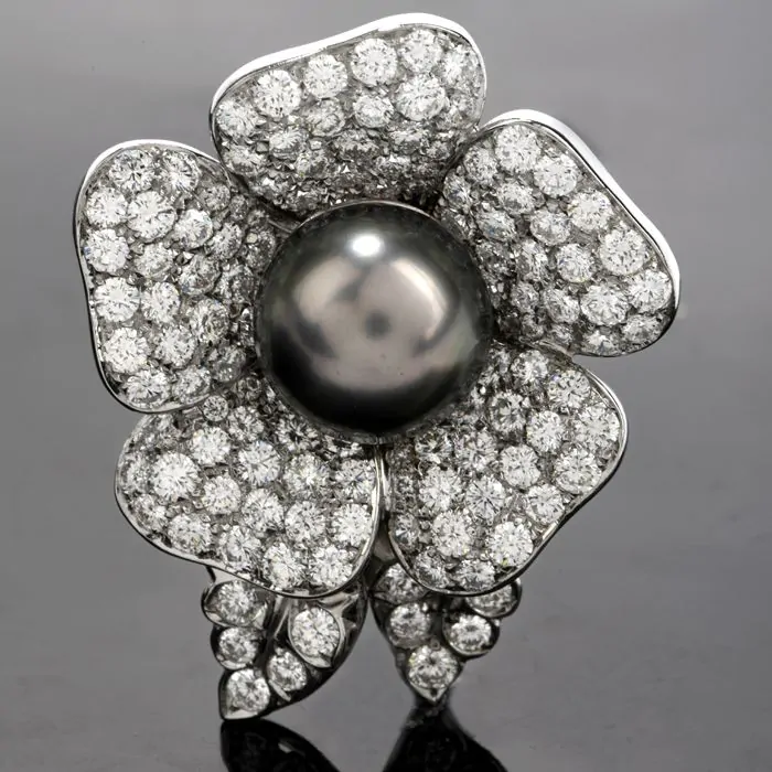 Diamond brooch designs on sale