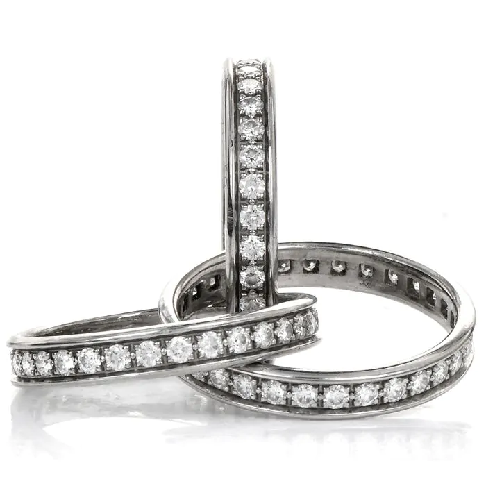 Cartier diamond rolling ring clearance