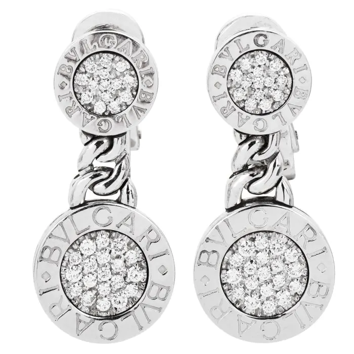 Bvlgari diamond earrings hot sale