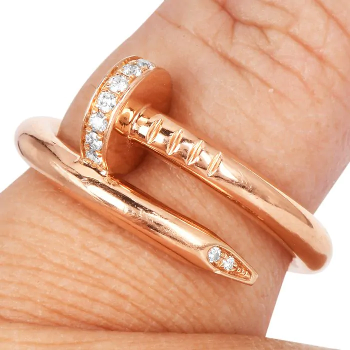 Juste un clou ring white gold best sale