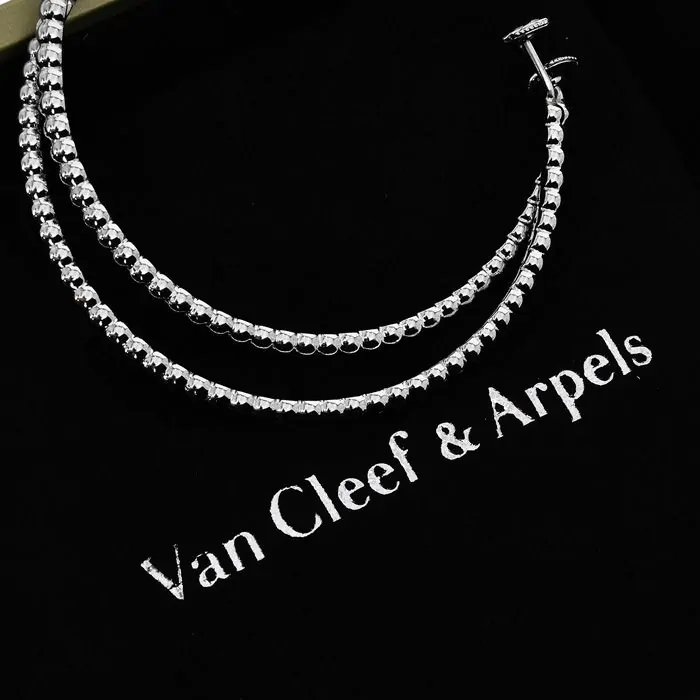Van cleef perlee hoop earrings on sale