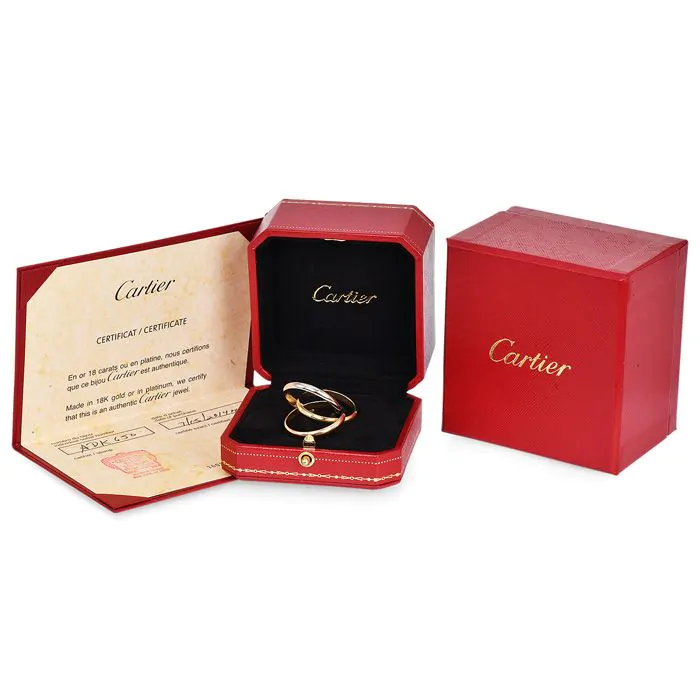 Cartier Trinity Size 68 Designer Ring Dover Jewelry