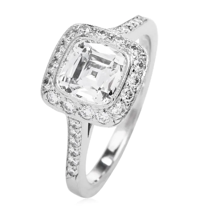 Tiffany & Co. Legacy 1.74ct GIA Cushion Diamond Platinum