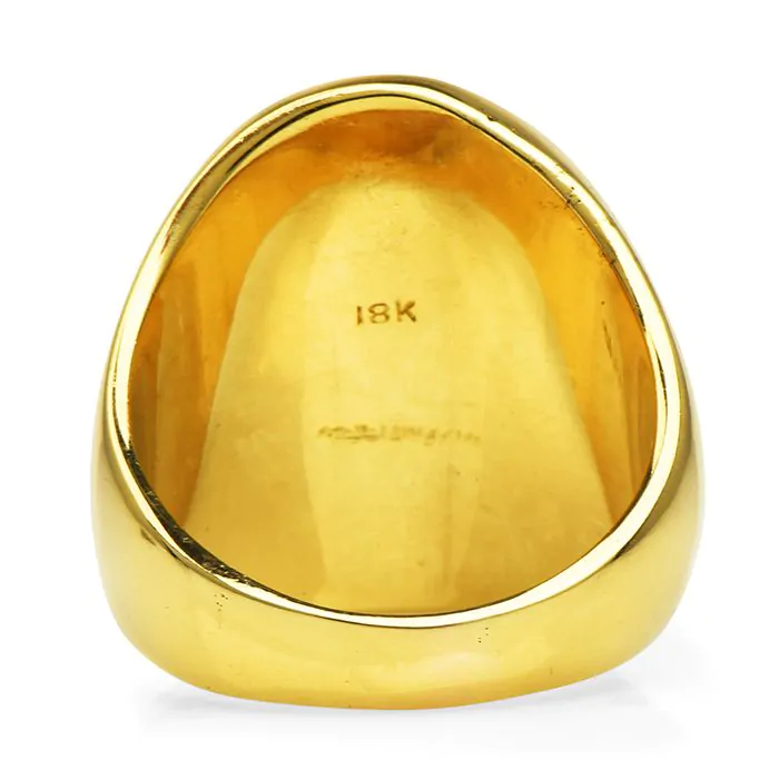 Tiffany Gold Signet Ring|Vintage Jewelry|Dover Jewelry