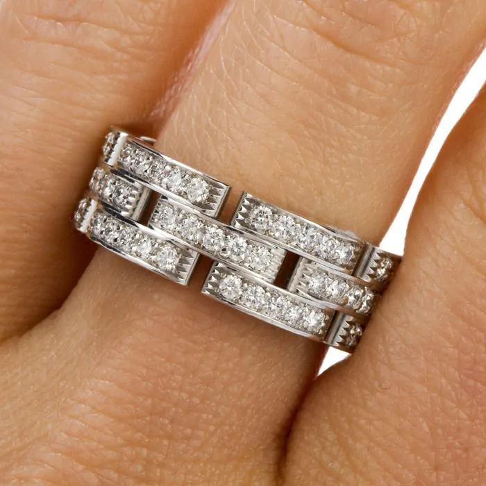 存在感絶大【Cartier】Maillon Panthere wedding ring CRB4079900 - Maillon Panthère wedding band - Yellow gold