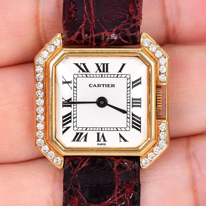 Cartier Ceinture Watch|18K Gold Ladies Watch|Dover Jewelry
