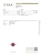 Estate GIA 4.09cts Ruby Diamond Platinum Three Stone cocktail Ring