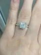 GIA 1.83 Carat Princess Cut Diamond Platinum Solitaire Engagement Ring 