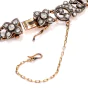 Antique Victorian Diamond Silver on Gold Necklace Dover Jewelry