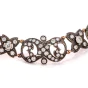 Antique Victorian Diamond Silver on Gold Necklace Dover Jewelry