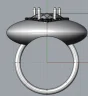 Citrine Diamond Dome Ring