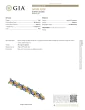 GIA Sapphire 71.75 cts Diamond  18K Gold  Platinum Floral Statement Bracelet