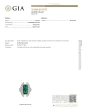 GIA Green Tourmaline 8.06cts Diamond Platinum 18K Gold Sculptural Ring